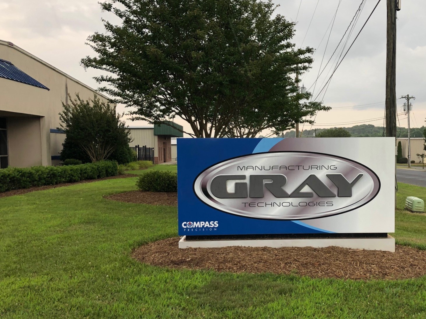 Gray Manufacturing Technologies Sign